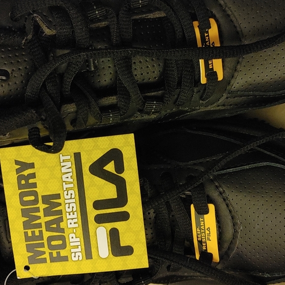NEW BLACK FILA MEMORY FLUX SR WORK SNEAKERS SIZE 8 - Picture 11 of 11